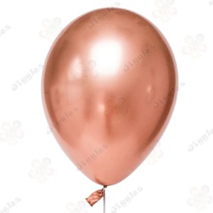 Chrome Balloons Rose Gold 12"