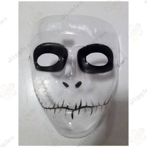 The Purge Plastic Transparent Female Face Mask Halloween Fancy Dress Horror