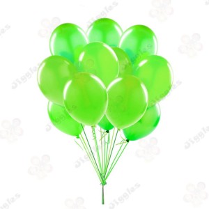 Light Green Metallic Balloons 10inch