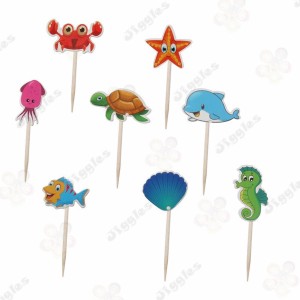 Under The Sea Cupcake Toppers